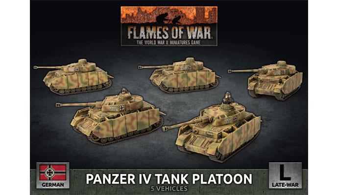Flames of War: Panzer IV Tank Platoon | Gopher Games