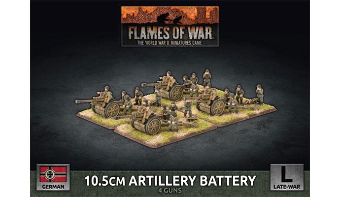 Flames of War: 10.5cm Artillery Battery | Gopher Games