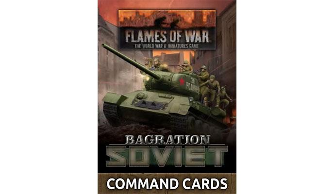 Flames of War: Bagration: Soviet Command Cards | Gopher Games