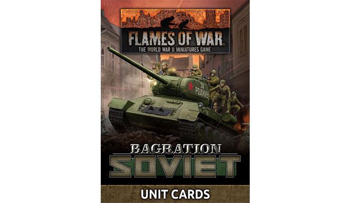 Flames of War: Bagration: Soviet Unit Cards | Gopher Games