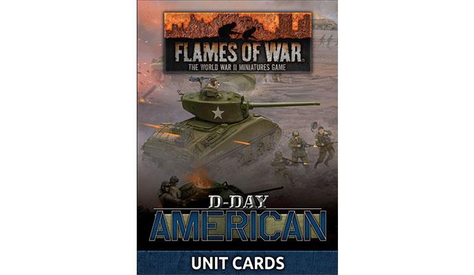 Flames of War: D-Day American Unit Cards | Gopher Games