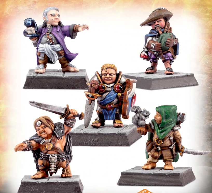 Traditional Halfling Adventurers | Gopher Games