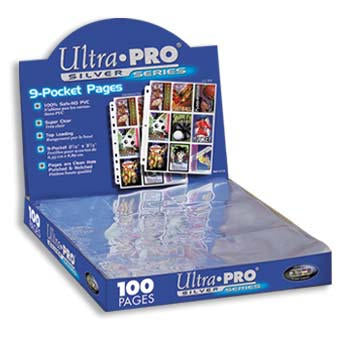 ULTRA PRO: PAGES - 9-POCKET SILVER SERIES | Gopher Games