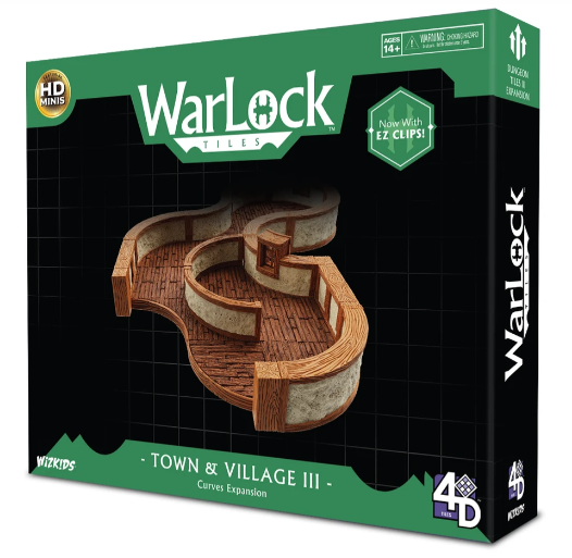 Warlock Tiles: Town and Village 3 - Curves | Gopher Games