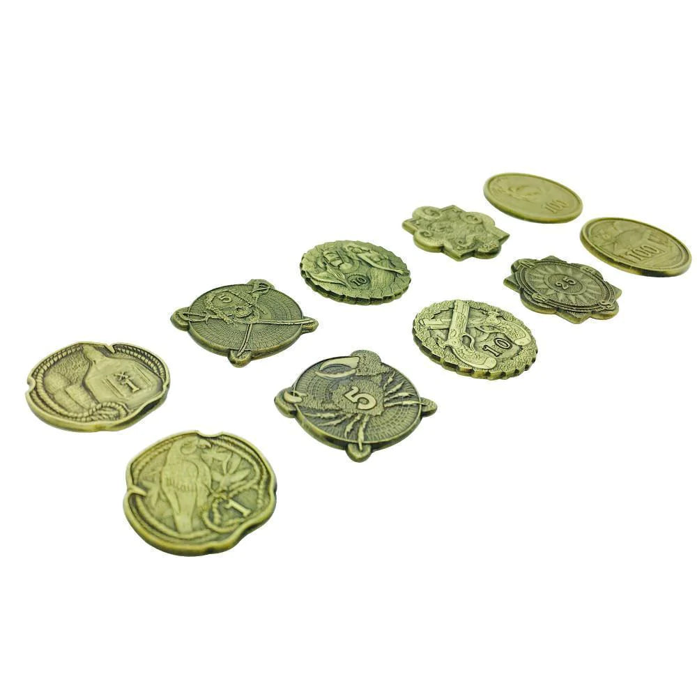 ADVENTURE COINS – PIRATES METAL COINS SET OF 10 | Gopher Games