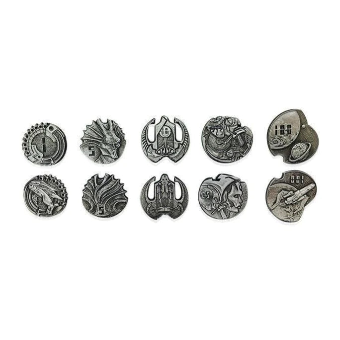 ADVENTURE COINS – SCI-FI STAR METAL COINS SET OF 10 | Gopher Games