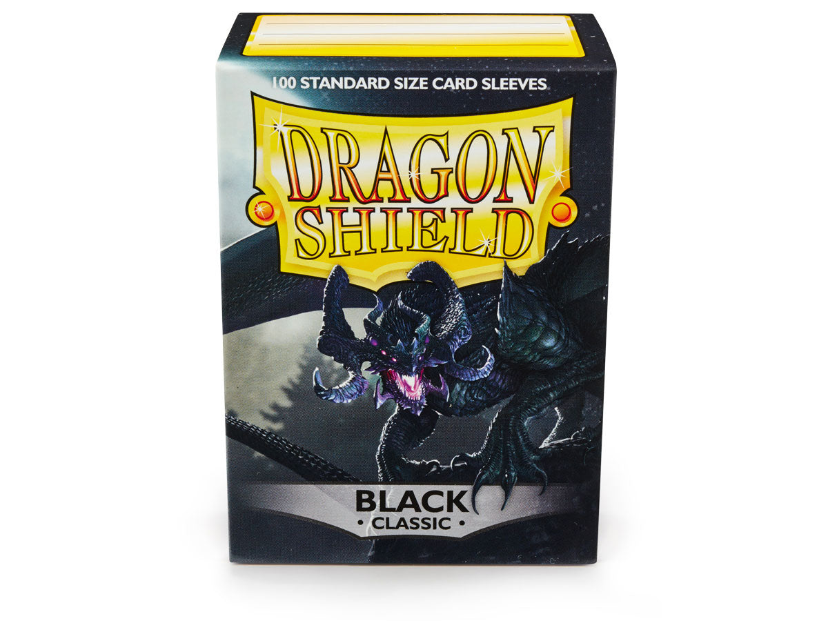 Dragon Shield Classic Sleeve - Black ‘Signoir’ 100ct | Gopher Games
