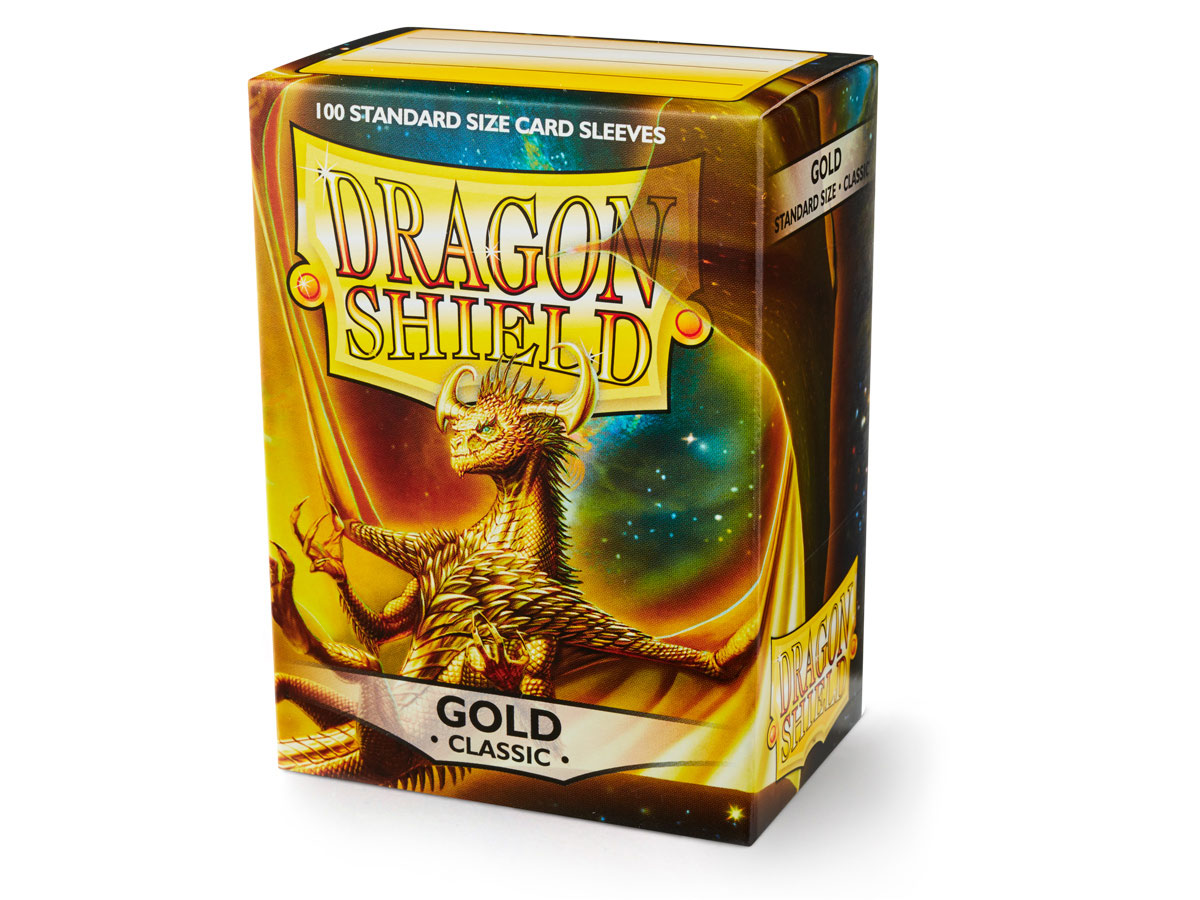 Dragon Shield Classic Sleeve - Gold ‘Pontifex’ 100ct | Gopher Games