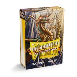 DRAGON SHIELD SLEEVES: JAPANESE MATTE COPPER (BOX OF 60) | Gopher Games