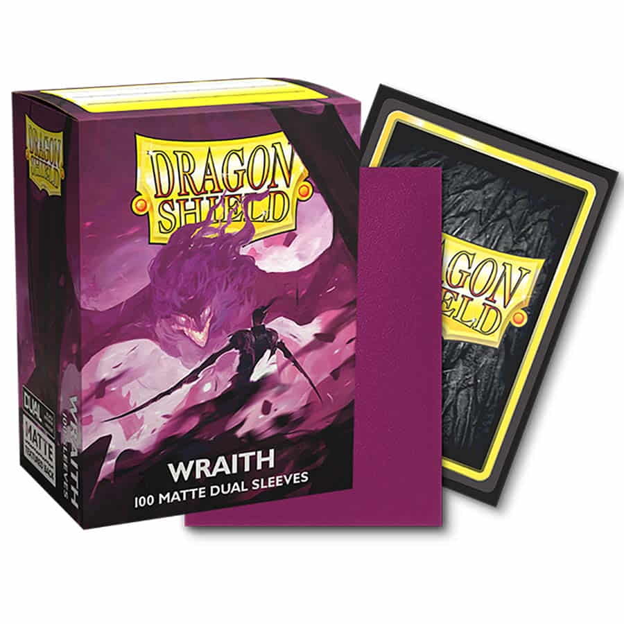 DRAGON SHIELD DUAL SLEEVES: MATTE WRAITH (BOX OF 100) | Gopher Games