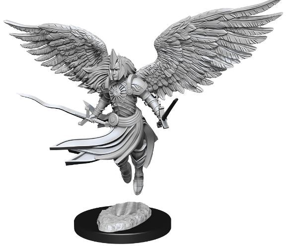 Magic the Gathering Unpainted Miniatures: W01 Aurelia, Exemplar of Justice (Angel) | Gopher Games