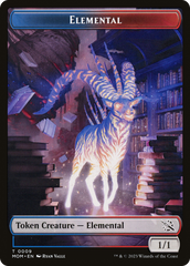 Elemental (09) // Spirit (13) Double-Sided Token [March of the Machine Tokens] | Gopher Games