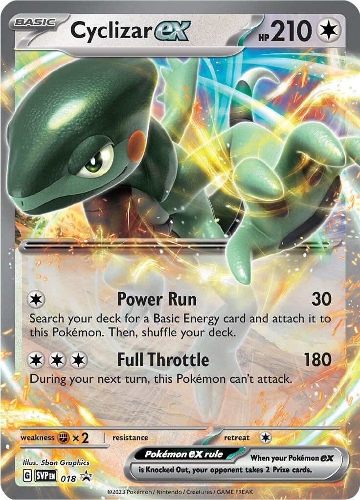 Cyclizar ex (018) [Scarlet & Violet: Black Star Promos] | Gopher Games