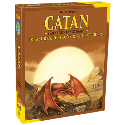 Catan Seafarers and C&K Scenario Treasures, Dragons, And Adventurers | Gopher Games