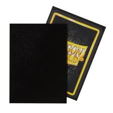 Dragon Shield Matte Sleeve -  Non-Glare Black ‘Amina’ 100ct | Gopher Games