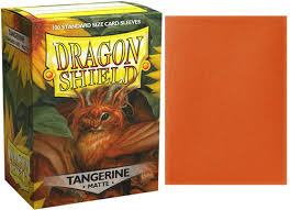 Dragon Shield Matte Sleeve -  Tangerine 'Dyrkottr’ 100ct | Gopher Games