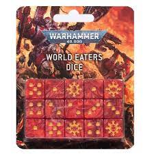 WARHAMMER 40000: WORLD EATERS DICE | Gopher Games