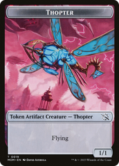 Soldier // Thopter Double-Sided Token [March of the Machine Tokens] | Gopher Games