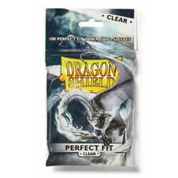 DRAGON SHIELDS - PERFECT FIT CLEAR 100CT | Gopher Games