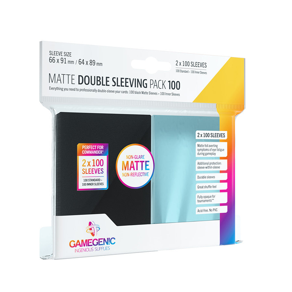 Matte Double Sleeving Pack 100 | Gopher Games