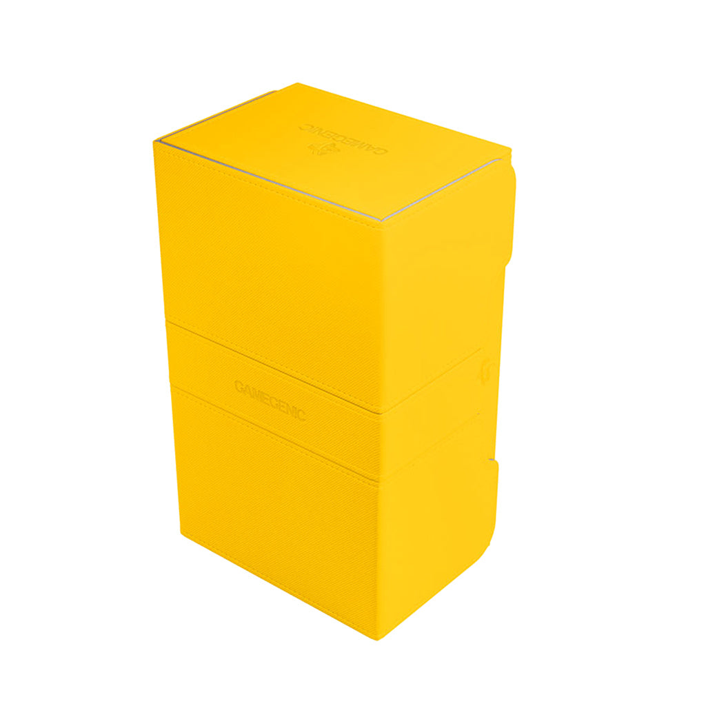 Stronghold Deck Box 200+ Yellow | Gopher Games