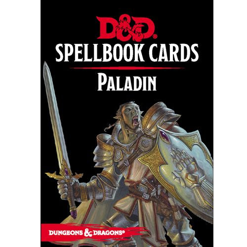 DUNGEONS AND DRAGONS: UPDATED SPELLBOOK CARDS - PALADIN DECK | Gopher Games