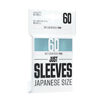 JUST SLEEVES - JAPANESE SIZE CLEAR | Gopher Games