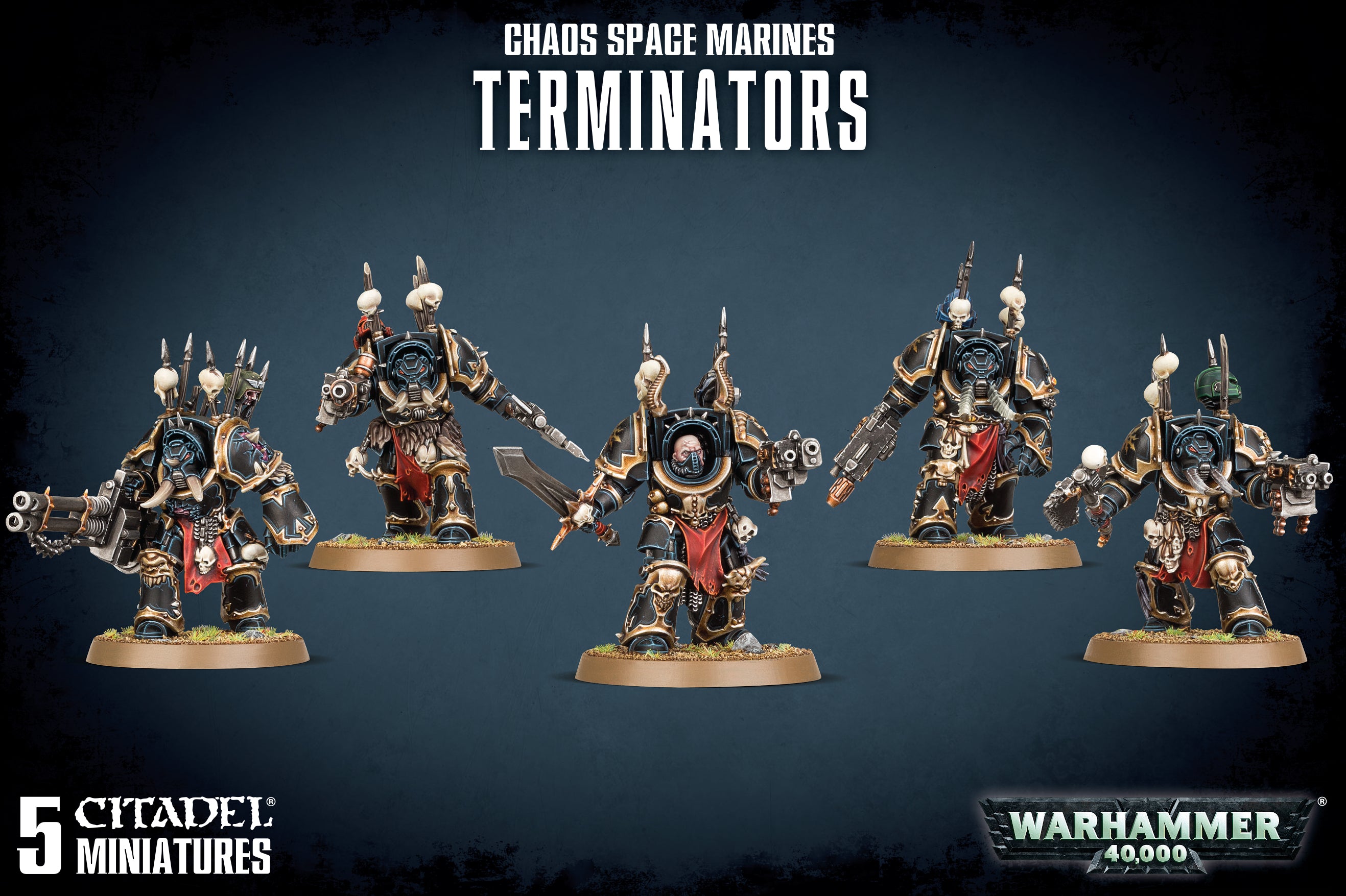 Chaos Space Marines: Chaos Terminator Squad | Gopher Games