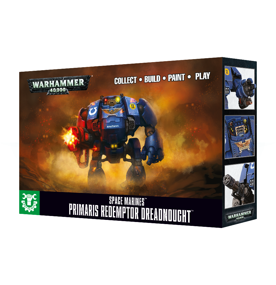 Space Marines Primaris Redemptor Dreadnought (Easy to Build) | Gopher Games