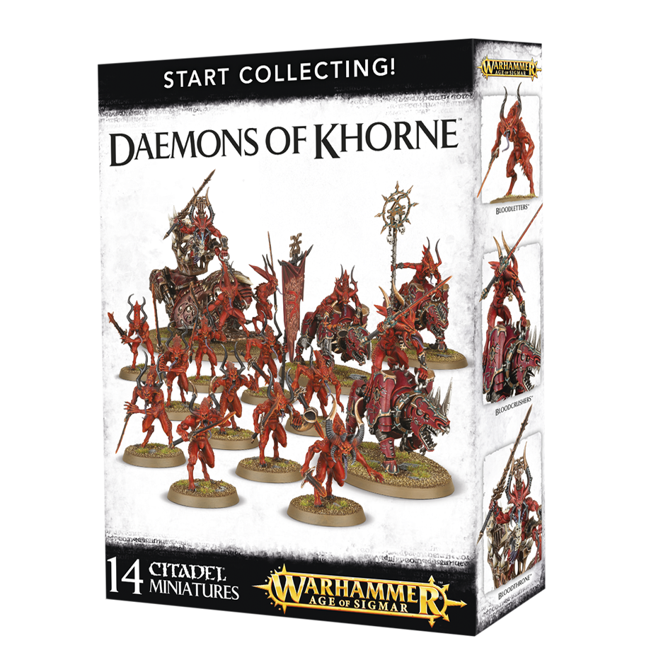 Start Collecting! Daemons of Khorne | Gopher Games