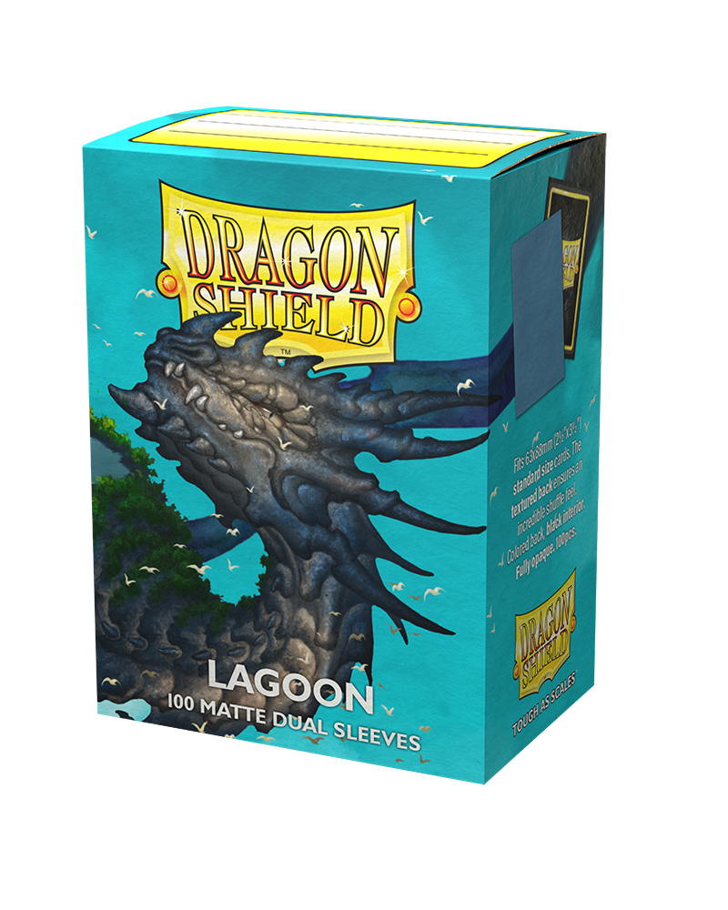Dragon Shield Matte Dual Sleeves - Lagoon 'Saras' 100ct | Gopher Games