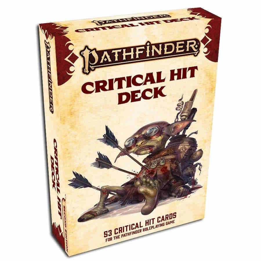 PATHFINDER RPG (2E): CRITICAL HIT CARD DECK | Gopher Games