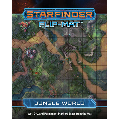 Starfinder Flip Mat: Jungle World | Gopher Games