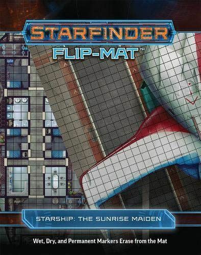 Starfinder Flip Mat: Starship - The Sunrise Maiden | Gopher Games