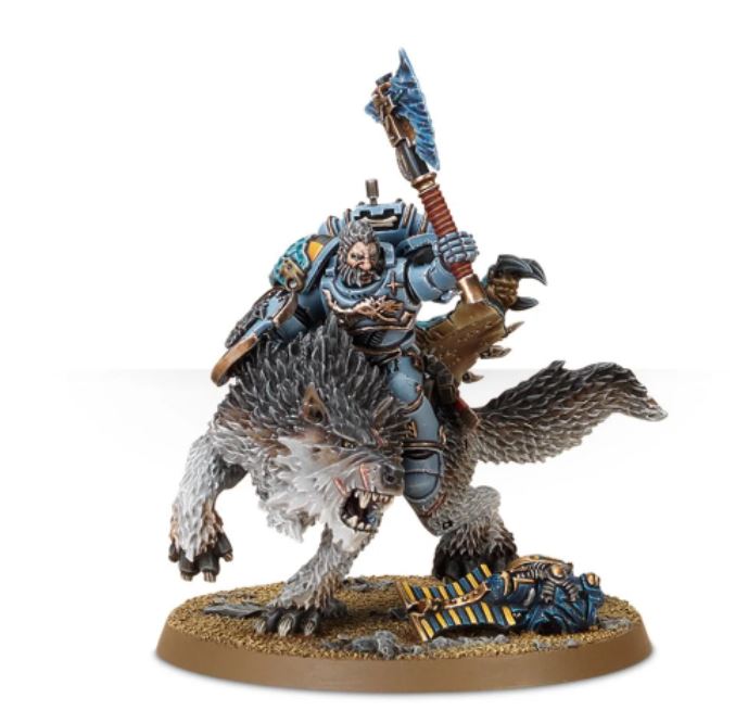 Space Wolves Wolf Lord on Thunderwolf | Gopher Games