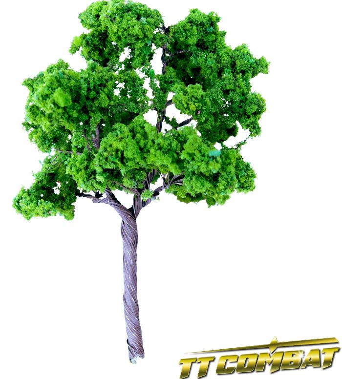 SUMMER GREEN SYCAMORE TREE IRON WIRE 14CM (4) | Gopher Games