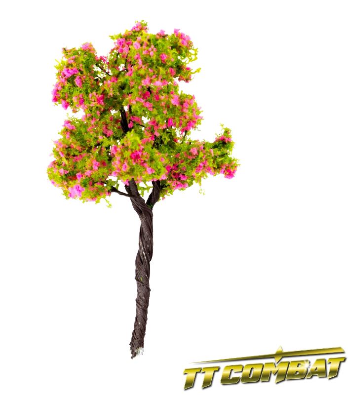 PINK FLOWERING CHESTNUT TREE IRON WIRE 10CM (5) | Gopher Games