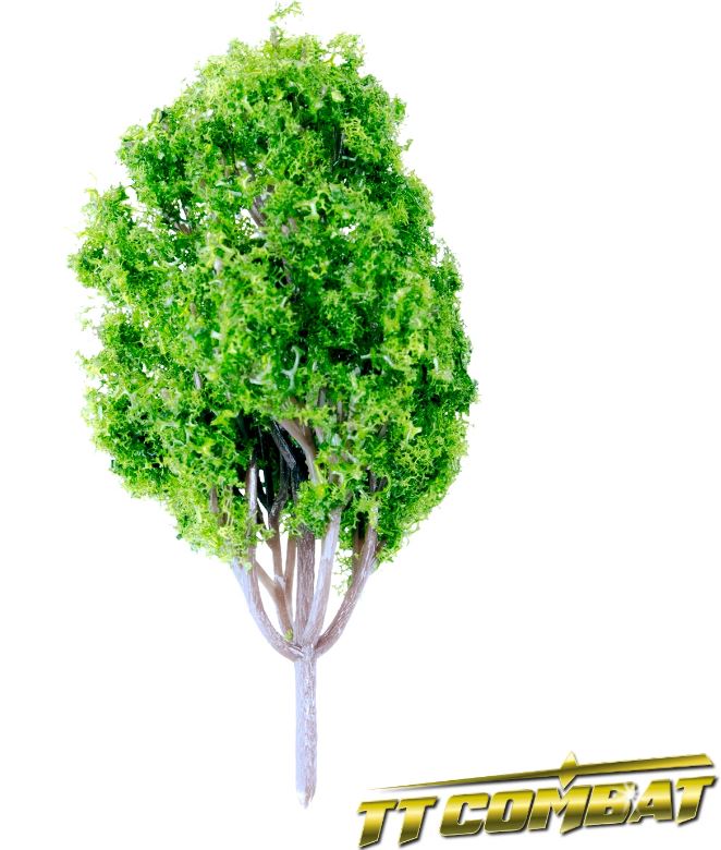 SUMMER GREEN POPLAR TREE PLASTIC 8CM (5) | Gopher Games