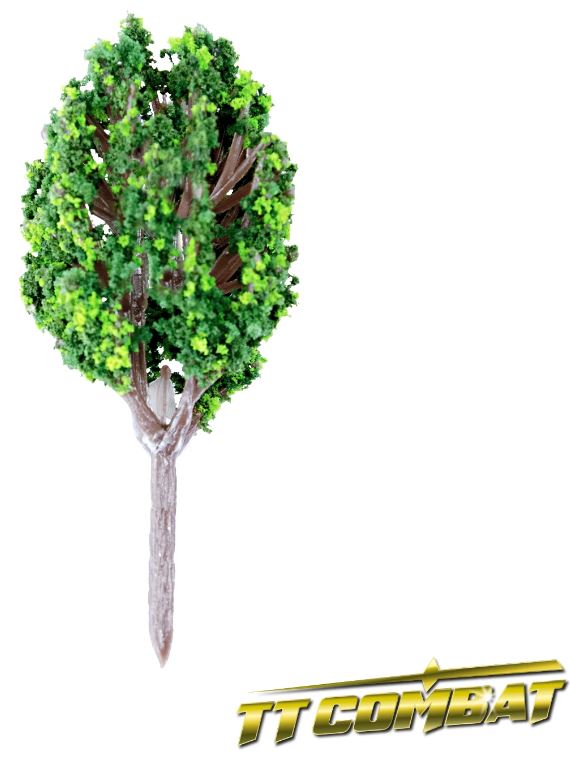 SUMMER GREEN POPLAR TREE PLASTIC 4CM (10) | Gopher Games