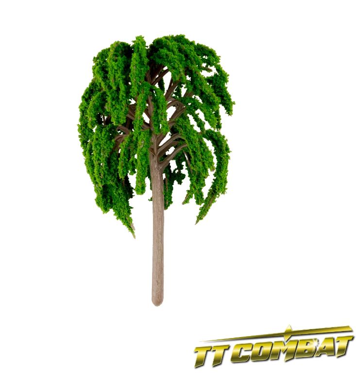 SUMMER GREEN WEEPING WILLOW PLASTIC 10CM (3) | Gopher Games