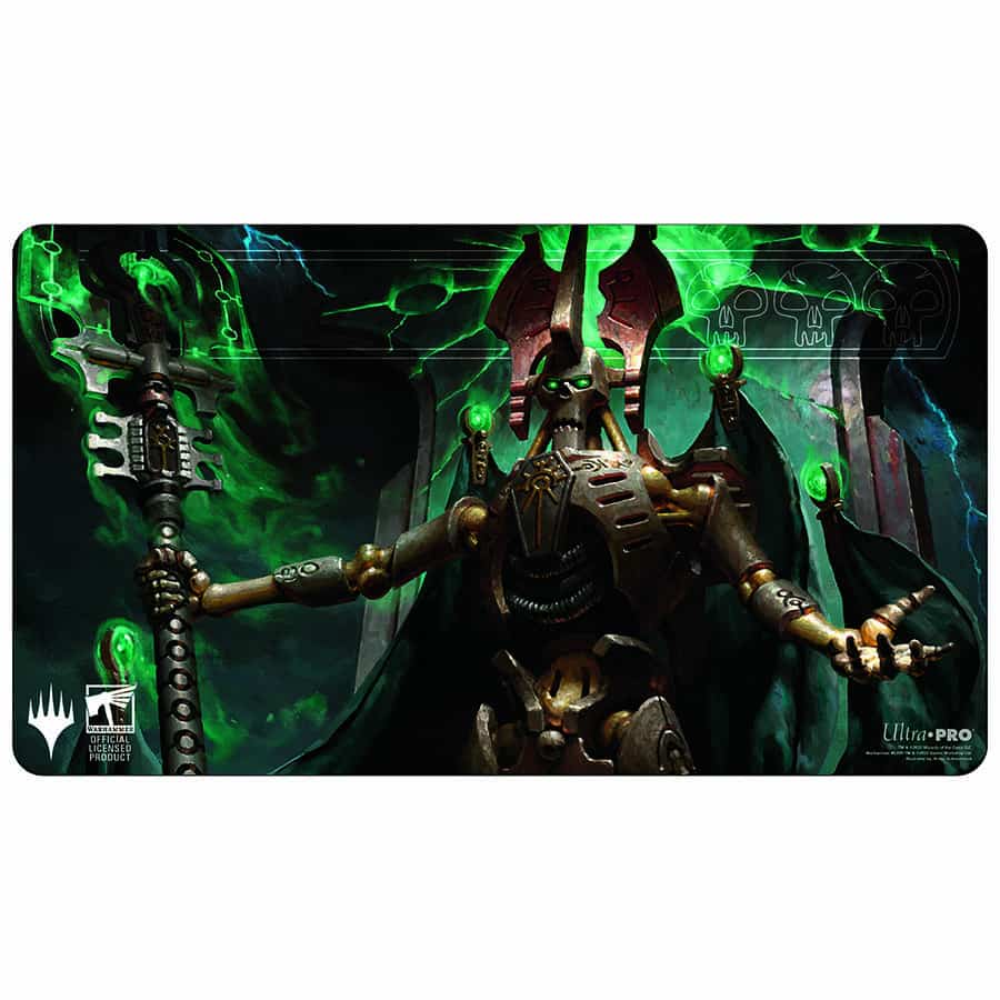 MAGIC THE GATHERING: WARHAMMER 40K COMMANDER DECK: NECRON PLAYMAT Gopher Games MAGIC THE GATHERING: WARHAMMER 40K COMMANDER DECK: NECRON PLAYMAT Gopher Games