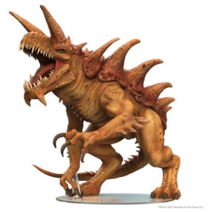 DUNGEONS AND DRAGONS: ICONS OF THE REALMS MINIATURES: GARGANTUAN TARRASQUE | Gopher Games