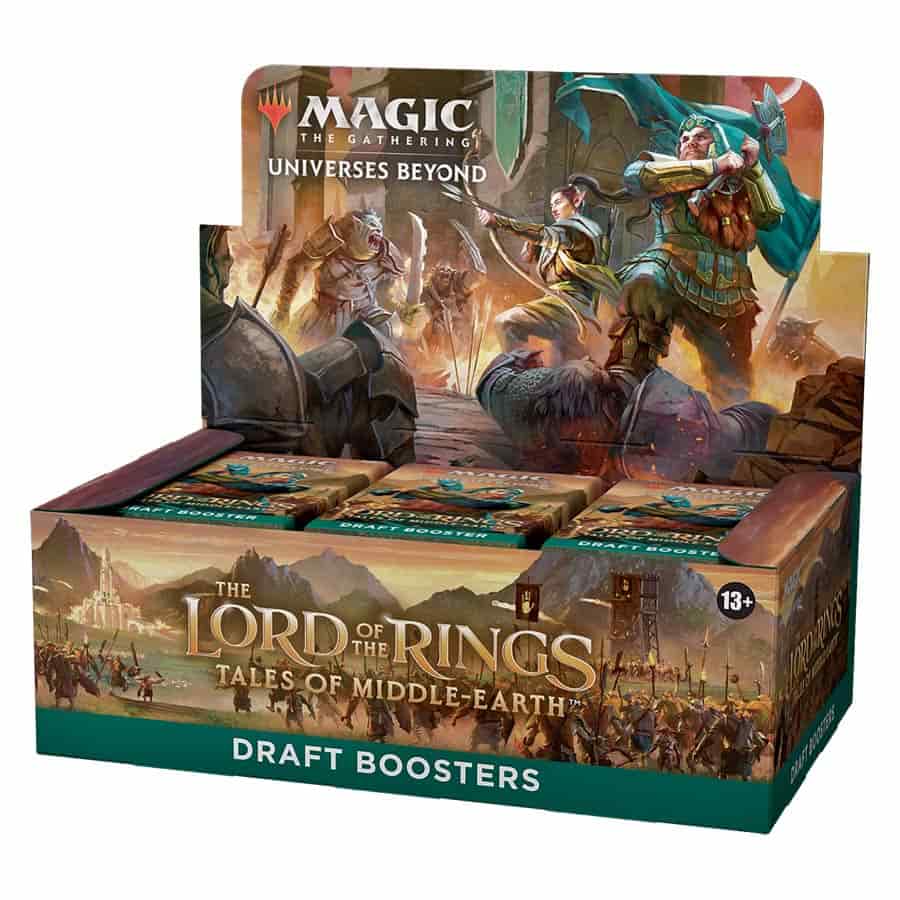 MAGIC THE GATHERING: LORD OF THE RINGS: TALES OF THE MIDDLE-EARTH DRAFT BOOSTER BOX (36CT) | Gopher Games